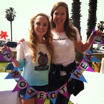 Meg and me at the LA NEDA walk! Meg is the co-founder of the Project HEAL Southern California chapter!