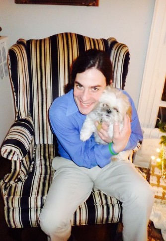 Adam and his dog